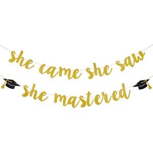 Master's Graduation Banner